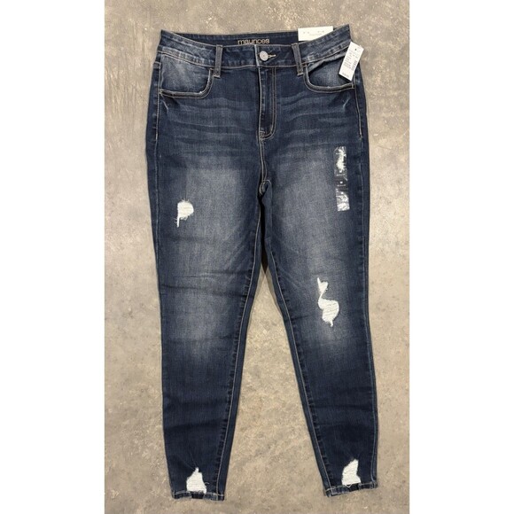 NWT Maurices Jegging Women’s Medium Denim Flex High Rise Jeans - Picture 1 of 9
